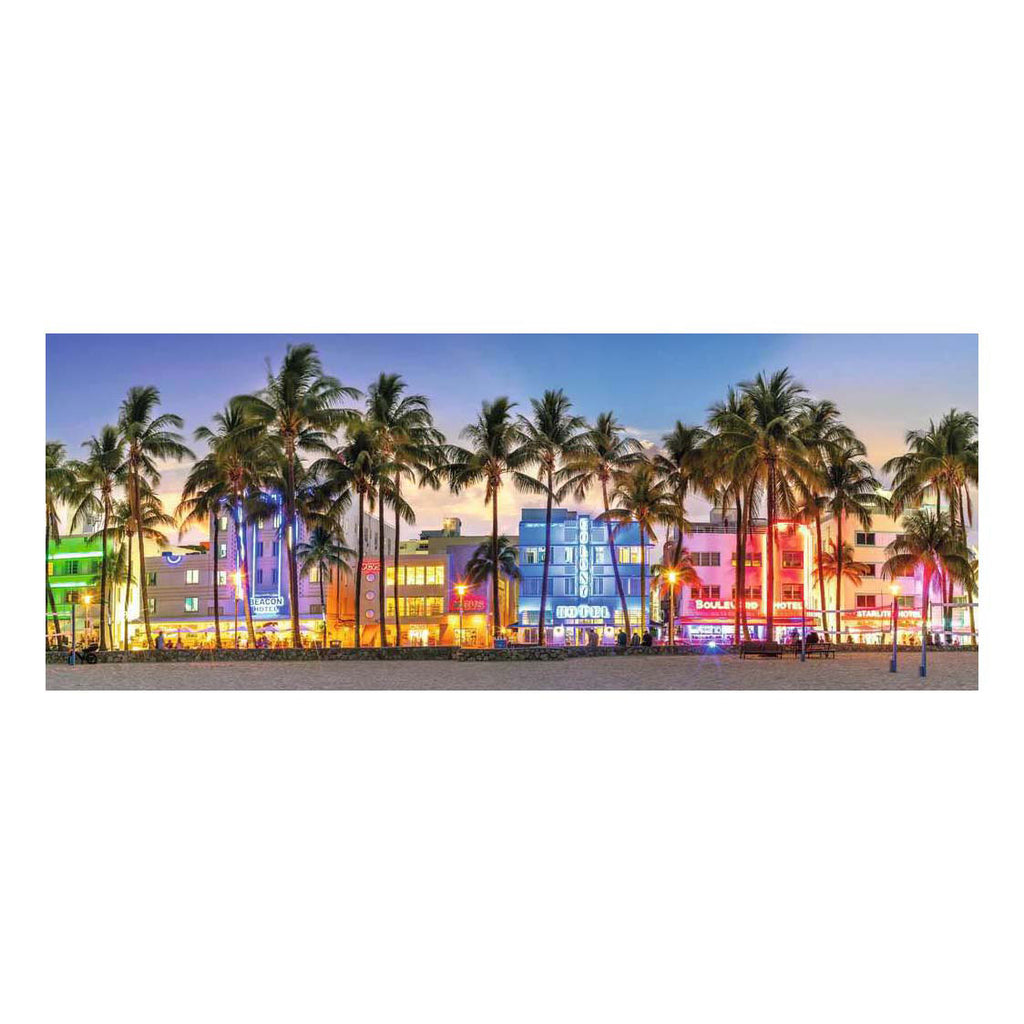 Ravensburger legpuzzel night glow on ocean drive - 1000st.
