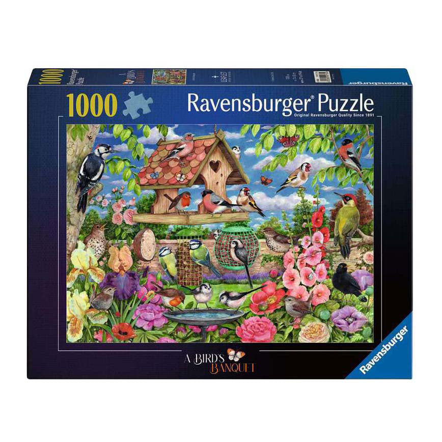 Ravensburger – the bird table – legpuzzel – 1000 stukjes