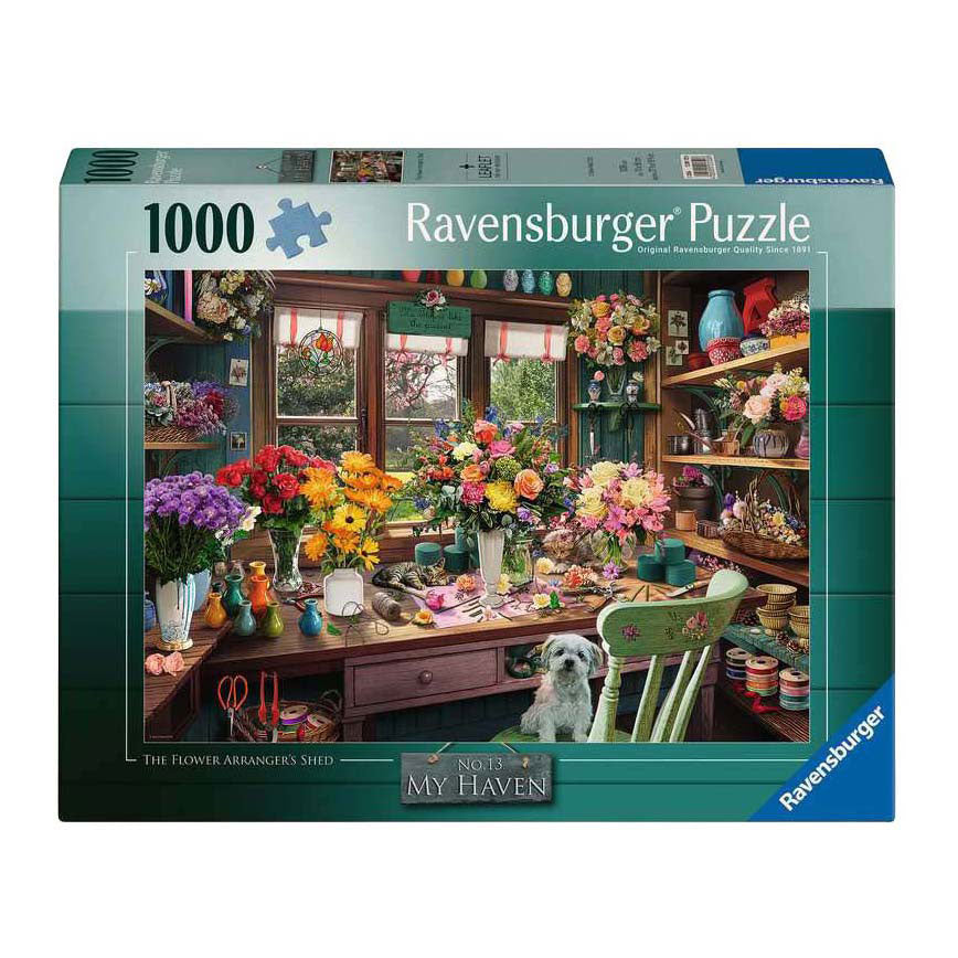 Ravensburger – my haven no.13: flower arranger – legpuzzel – 1000 stukjes