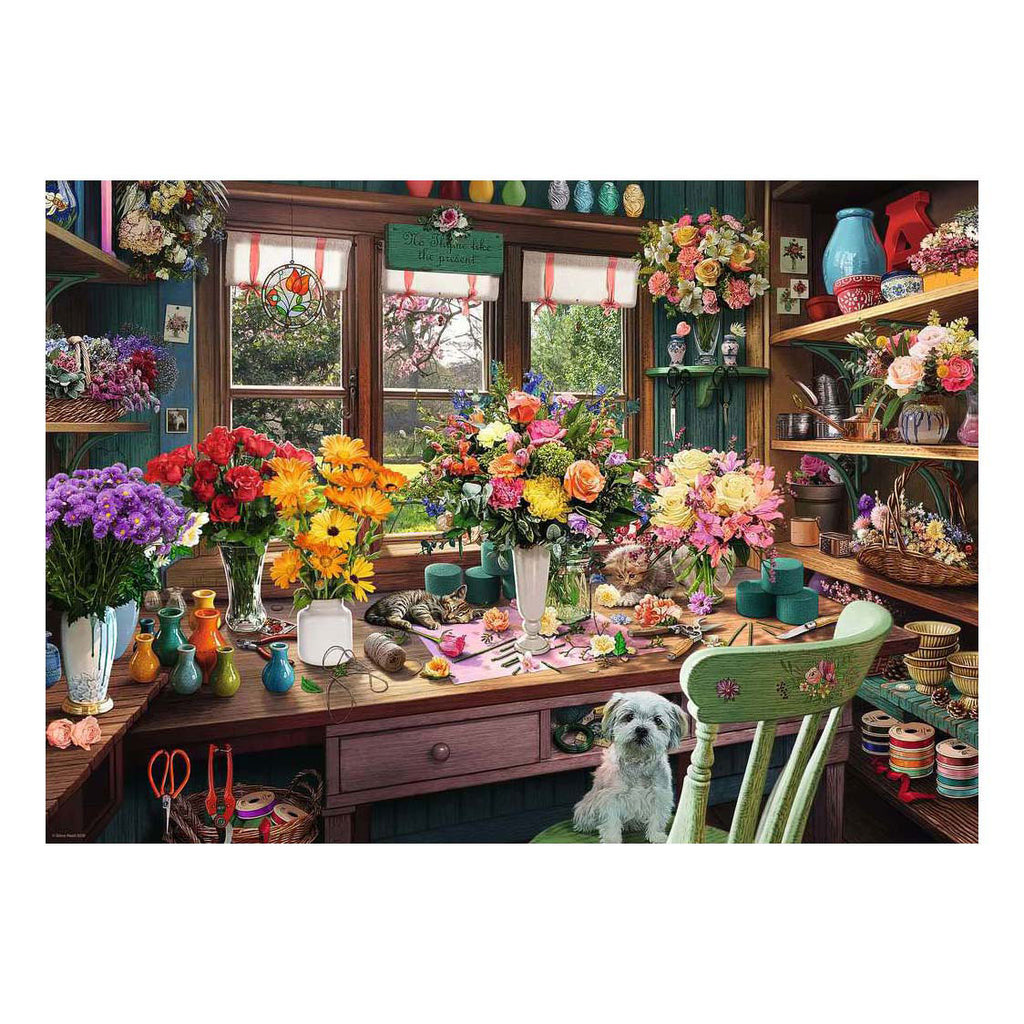 Ravensburger – my haven no.13: flower arranger – legpuzzel – 1000 stukjes