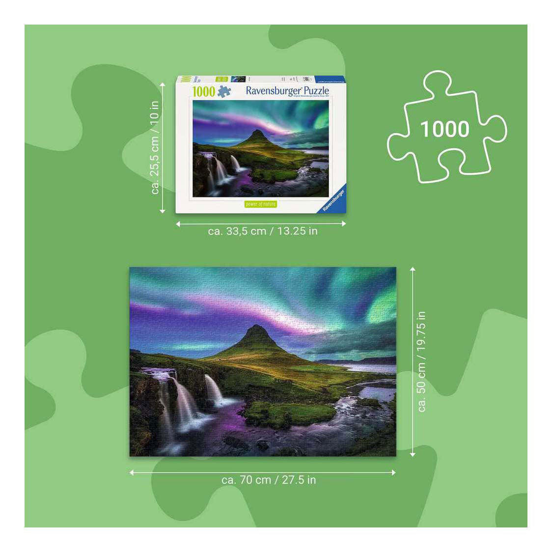 Ravensburger puzzel kirkjufell 1000pcs