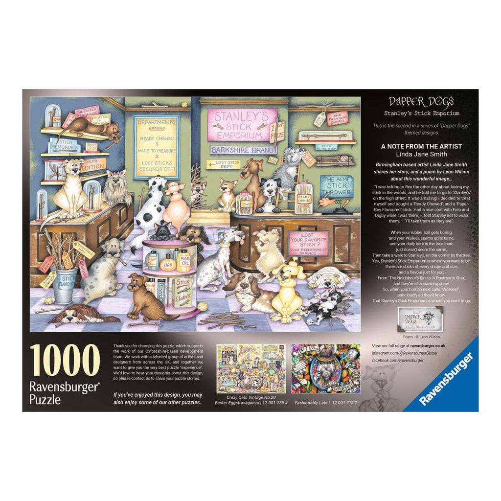 Ravensburger puzzel dapper dog's 1000st