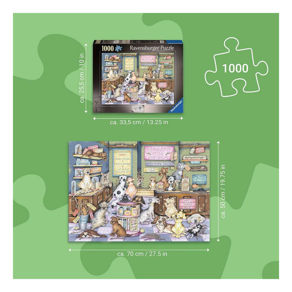Ravensburger puzzel dapper dog's 1000st