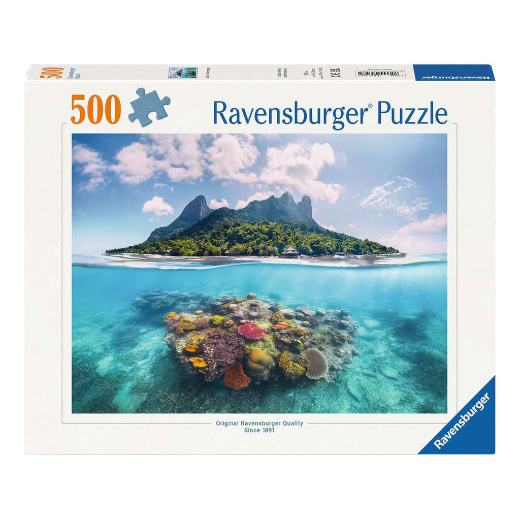Ravensburger – eiland en koraalwereld – legpuzzel – 500 stukjes