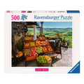Ravensburger – groente- en fruitmarkt, kroatië – legpuzzel – 500 stukjes