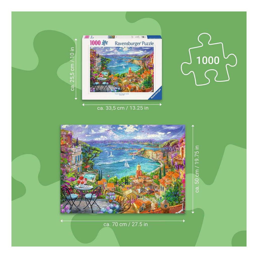 Ravensburger legpuzzel st. tropez - 1000st.