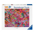 Ravensburger – fish in fuchsia – legpuzzel – 500 stukjes