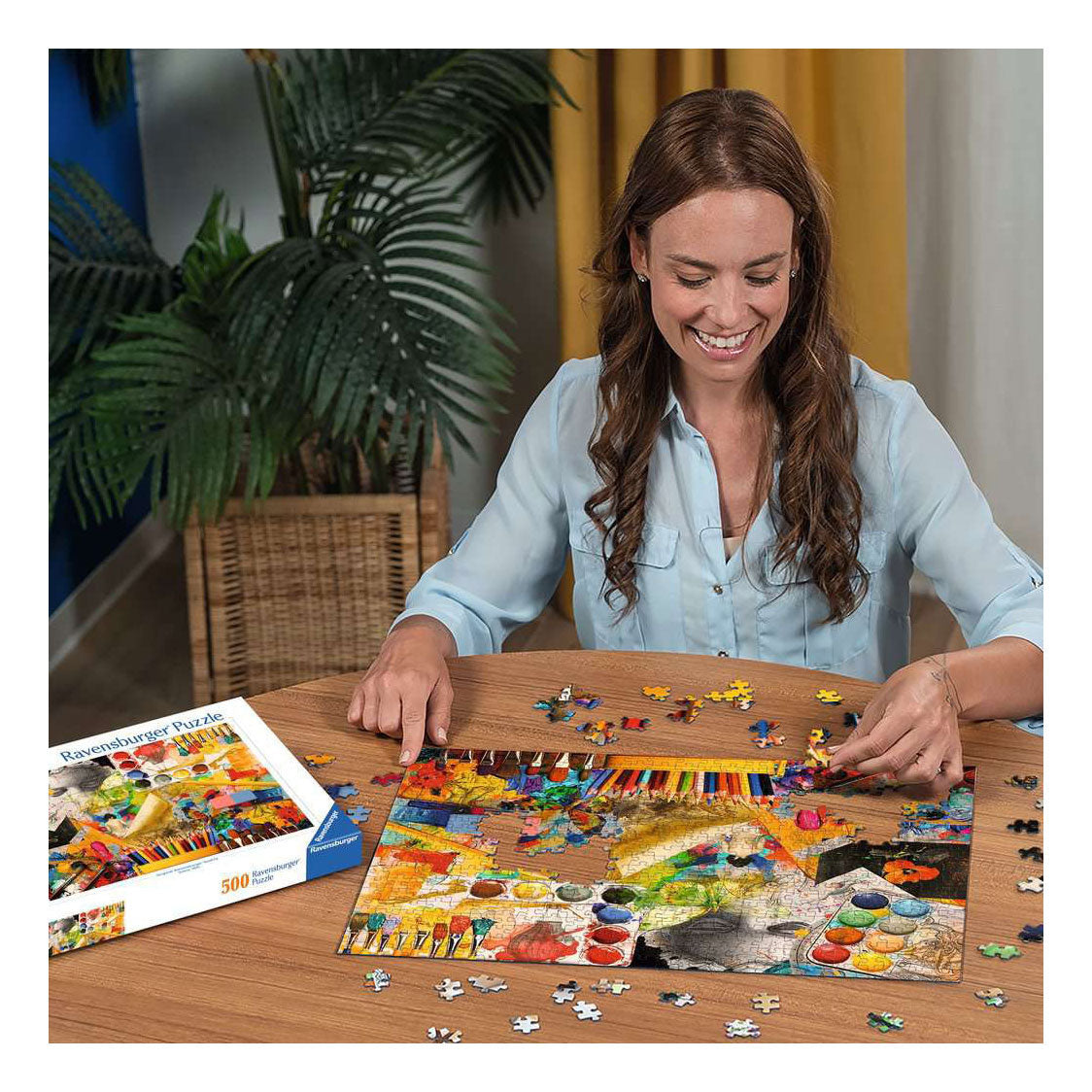 Ravensburger – atelierkunst – legpuzzel – 500 stukjes