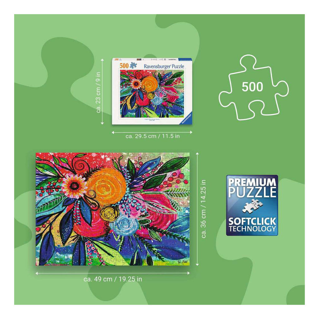 Ravensburger – kleurenexplosie – legpuzzel – 500 stukjes