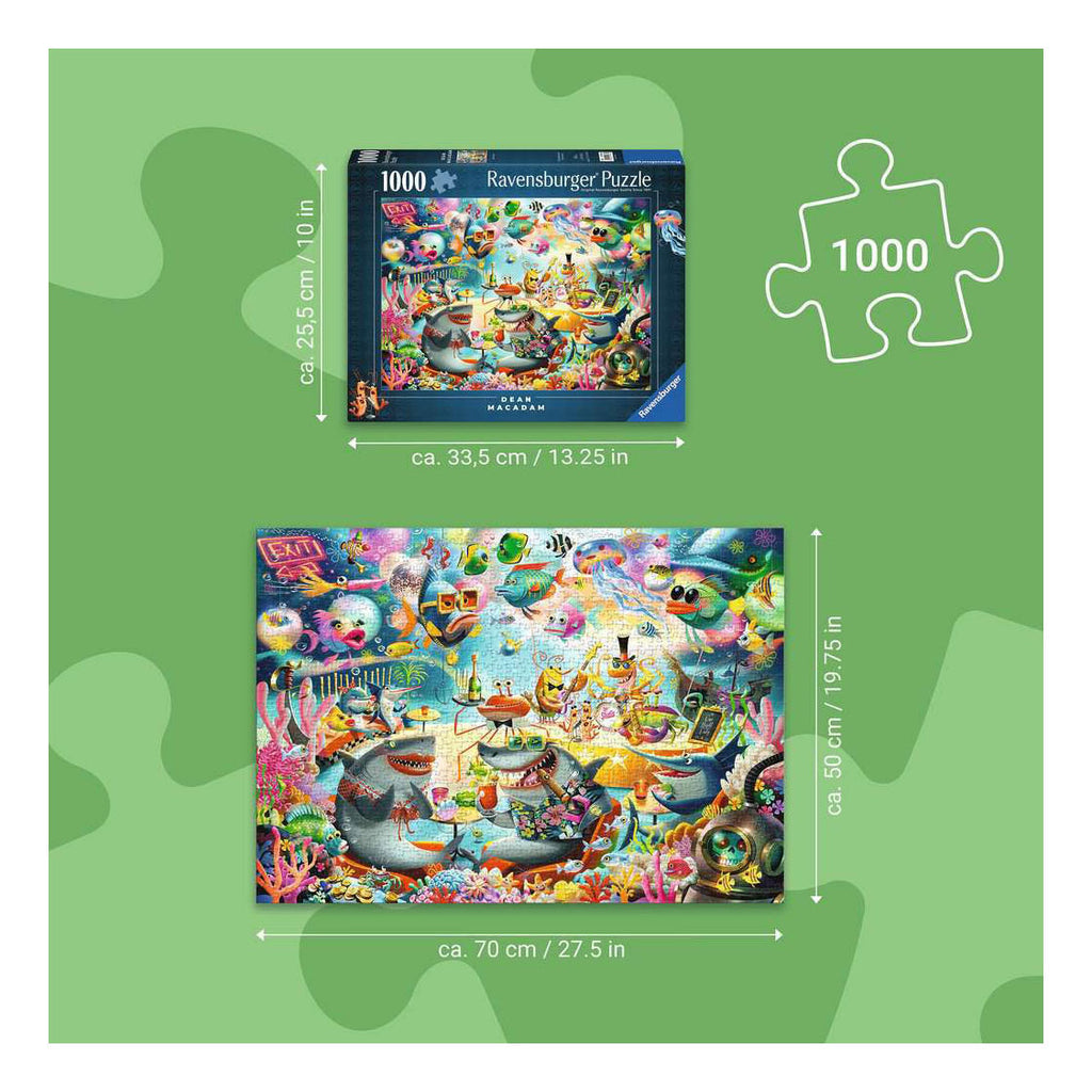 Ravensburger – ocean lounge – legpuzzel – 1000 stukjes