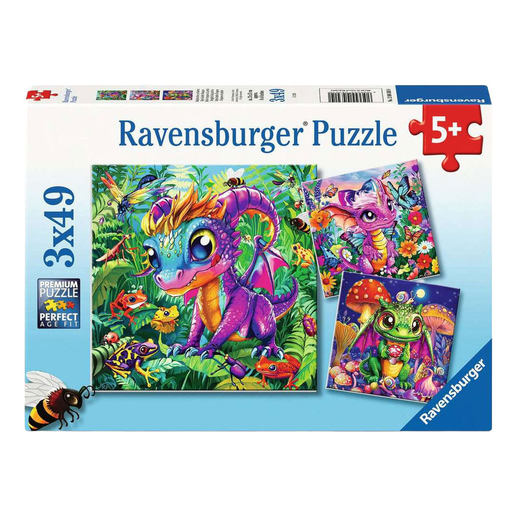 Ravensburger – baby garden dragons – kinderpuzzel – 150 xxl stukjes