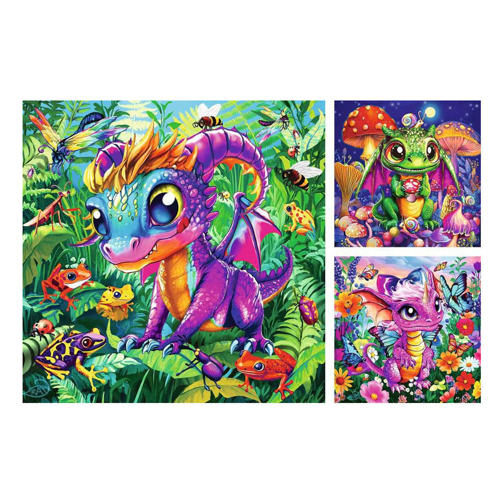 Ravensburger – baby garden dragons – kinderpuzzel – 150 xxl stukjes
