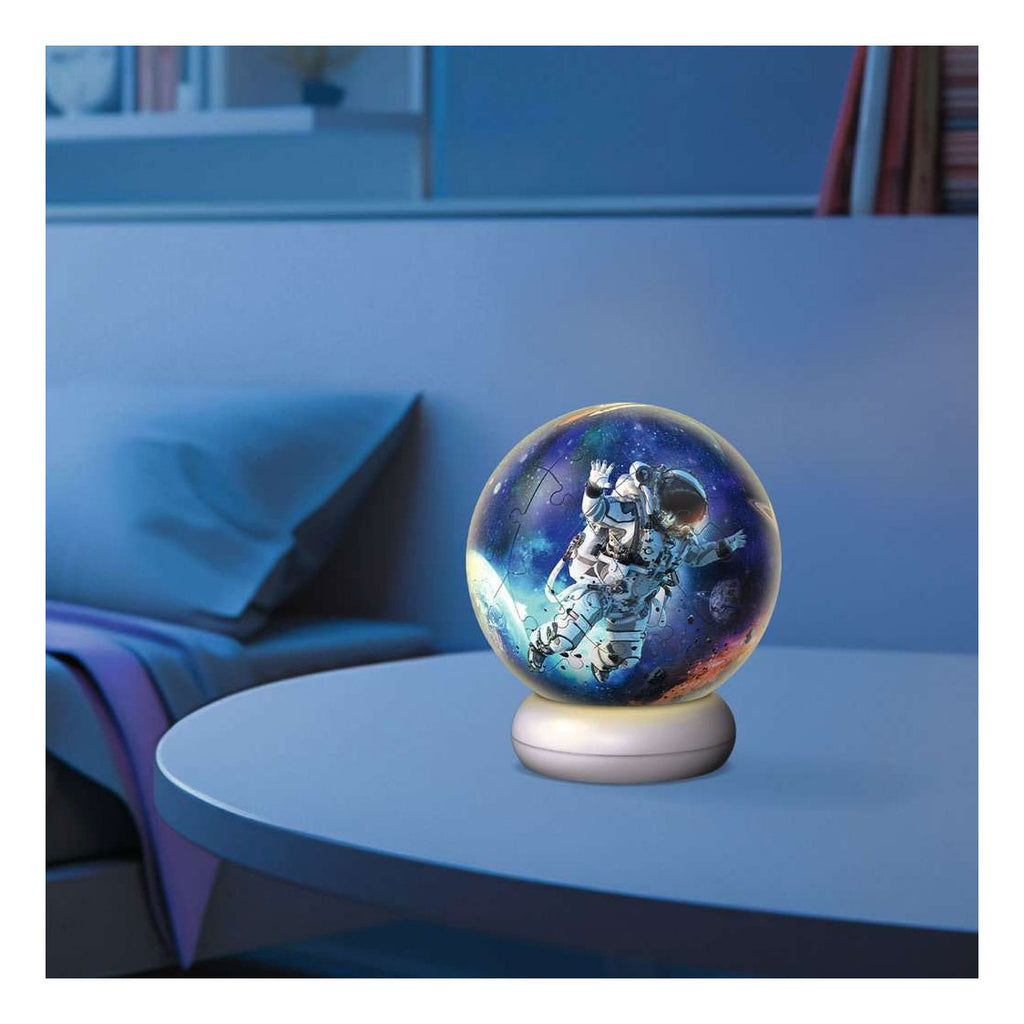 Ravensburger 3d puzzle nightlight astronauts in space