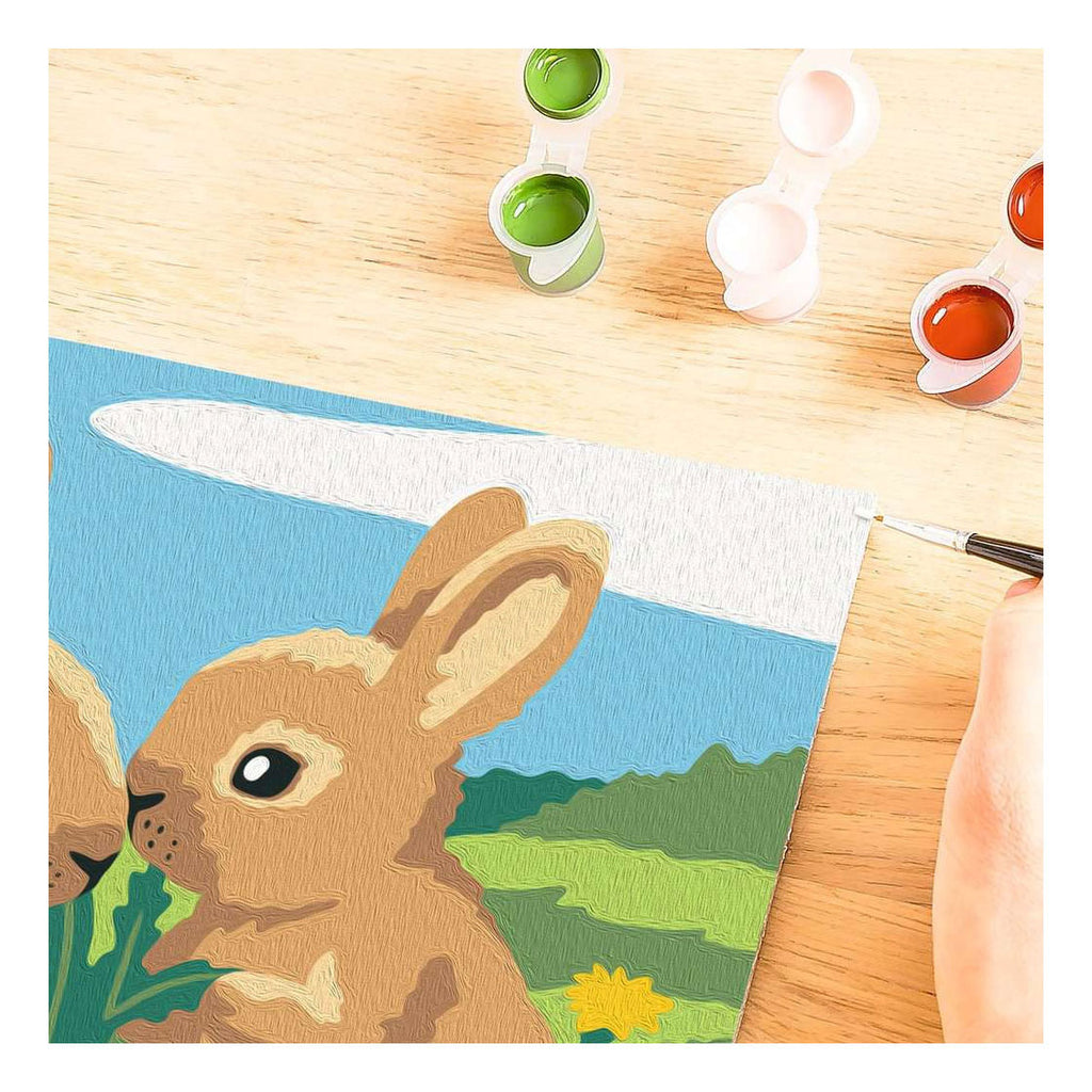 Ravensburger creart schilderen op nummer - konijnen vriendjes