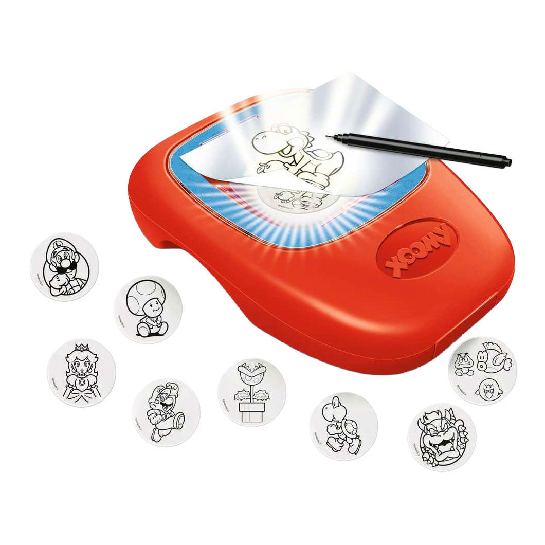Ravensburger – xoomy – super mario – tekenen – creatieve hobby – leeftijd 6+ – 12028006
