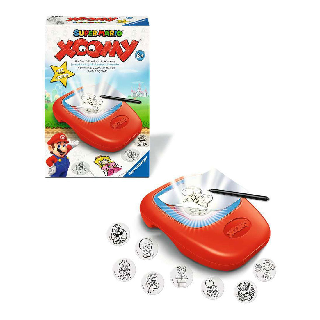Ravensburger – xoomy – super mario – tekenen – creatieve hobby – leeftijd 6+ – 12028006