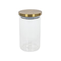 Voorraadpot glas met gouden deksel ø9,5x17cm 900ml