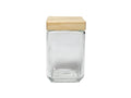 Kitchen tools voorraadpot glas 11x11xh18,5cm 1,7l