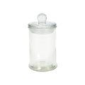 Voorraadpot glas knop ø6x11cm