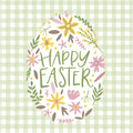 Servetten, happy easter, afm 33x33 cm, 20 stuk 1 doos