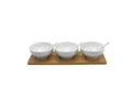 Food for fun aperitief set 7-delig met houten plank