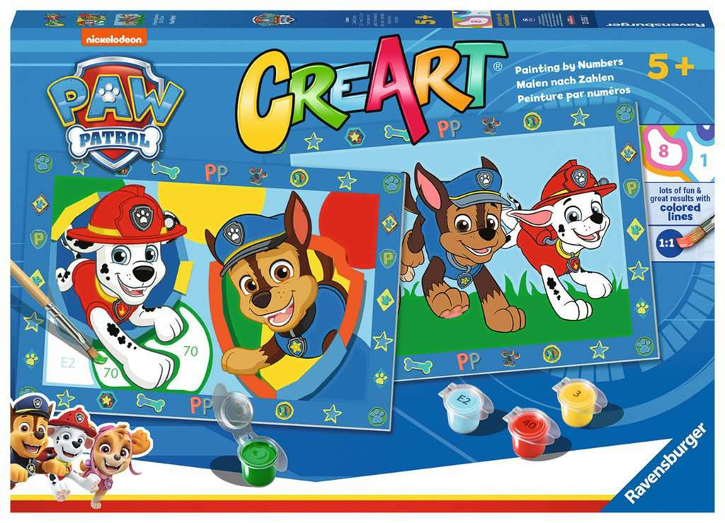 Ravensburger Creart Malen nach Zahlen – Paw Patrol