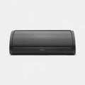Brabantia broodtrommel schuif mat zwart 44,5x26,2x17,3cm