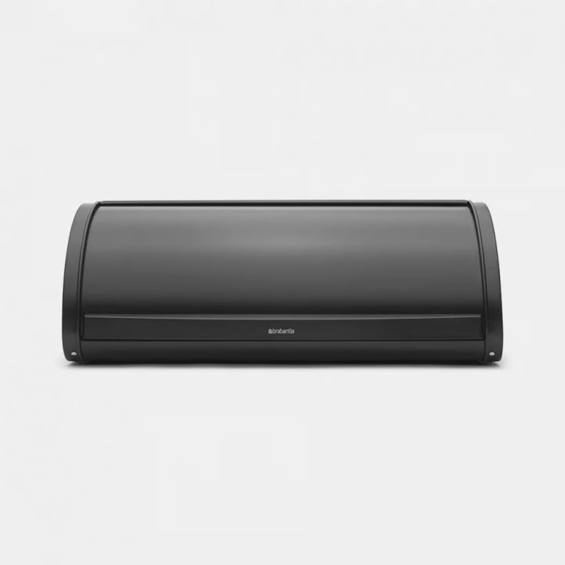 Brabantia broodtrommel schuif mat zwart 44,5x26,2x17,3cm
