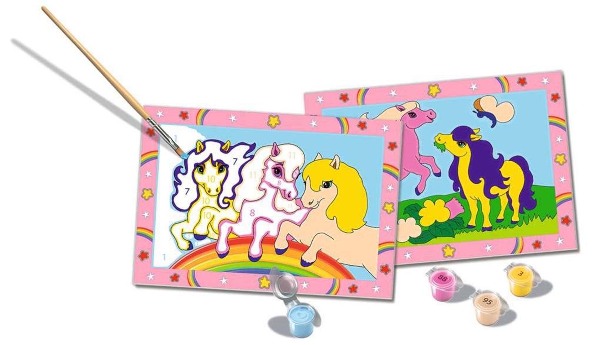 Ravensburger Creart Malen nach Zahlen – Springende Ponys