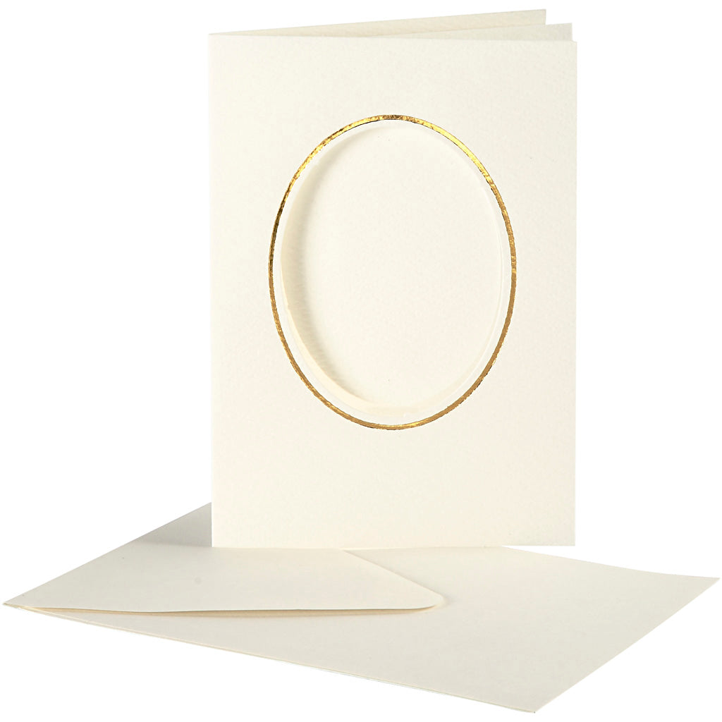 Https: www.cchobby.nl passepartout-kaarten-ovaal-met-gouden-rand-afmeting-kaart-10-5x15-cm-afmeting-envelop-11-5x16-5-cm-off-white-10-set-1-doos