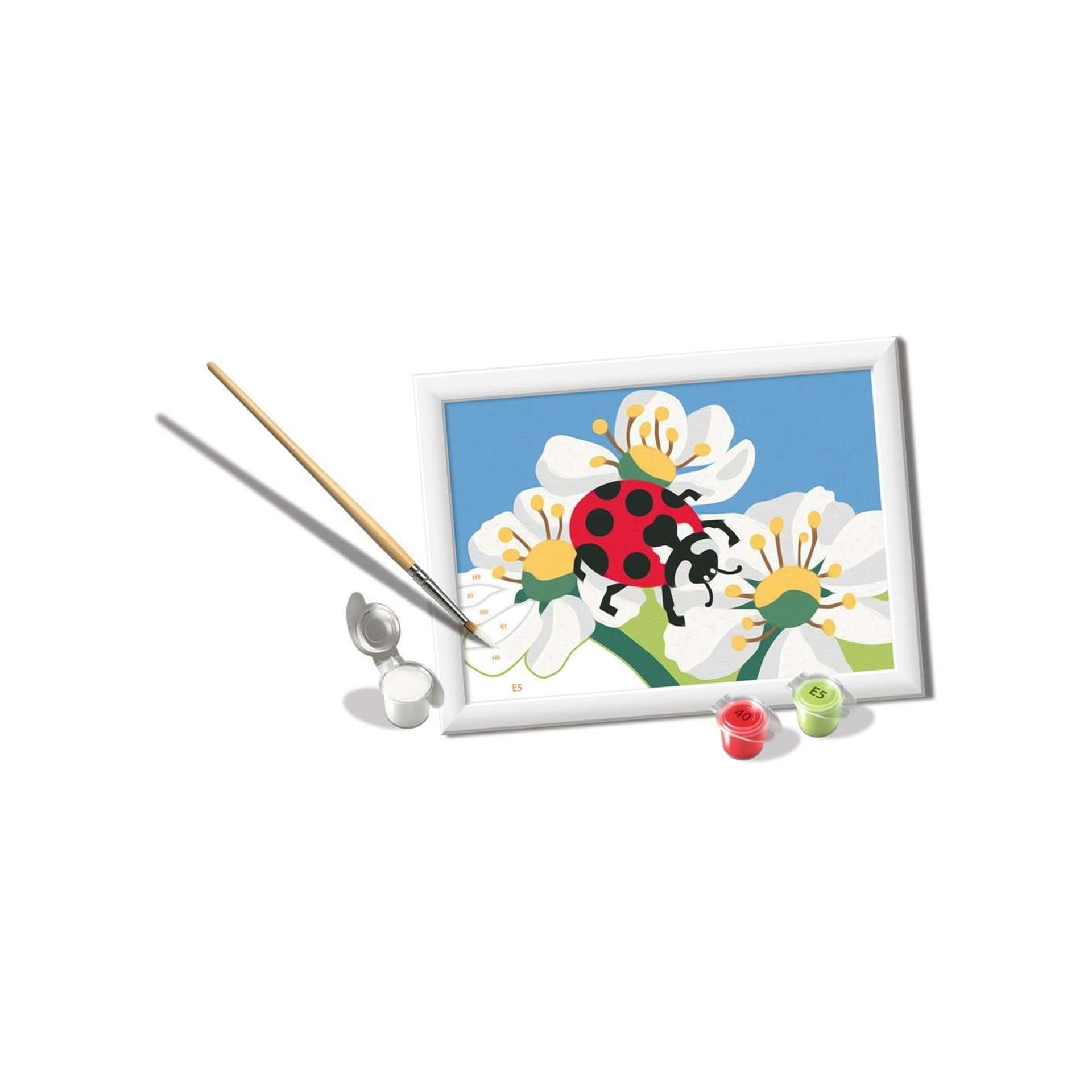 Ravensburger Creart Malen nach Zahlen – Marienkäfer