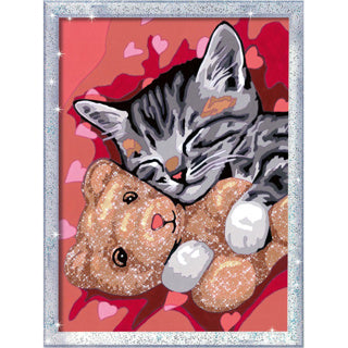 Ravensburger creart vredige poes schilderen op nummer