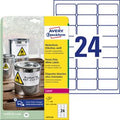 Ultra sterke etiketten avery l4773-20 63,5x33,9mm 20 vel