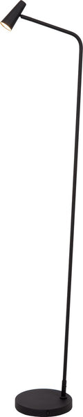 Lucide stirling - oplaadbare vloerlamp - accu batterij - led 3 stepdim - 1x3w 2700k - zwart