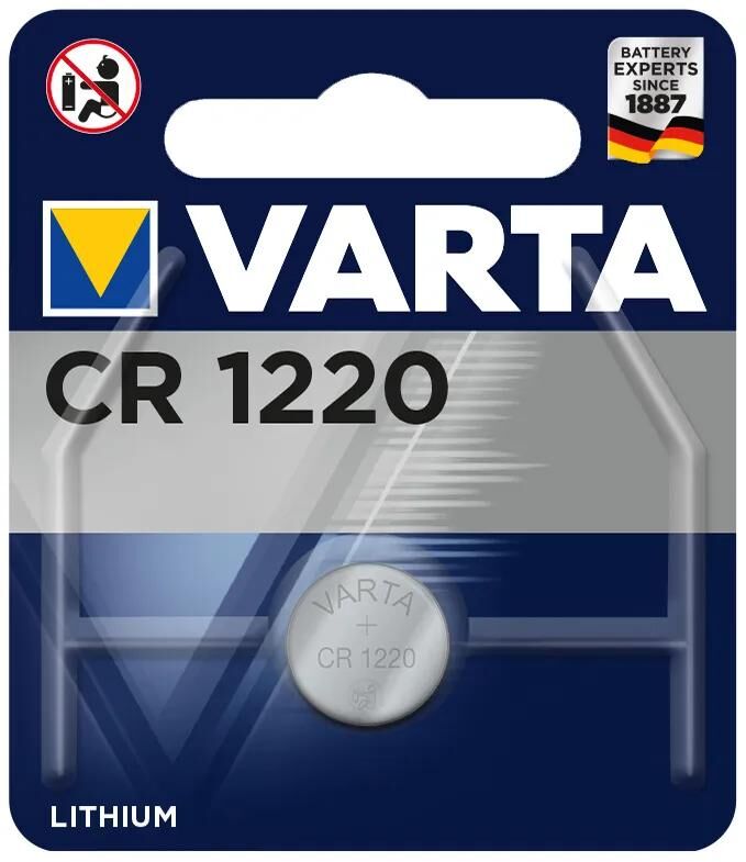 Varta batterie coin cell cr1220 lithium 3v 1 blister
