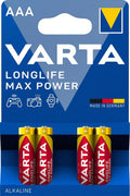 Varta batterie longlife max power micro maxpower longlife 4er-sb aaa