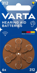Varta batterie coin cell v312 1.4v blister pack of 6