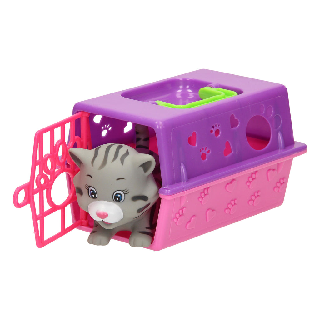 Toi-toys dier in koffer