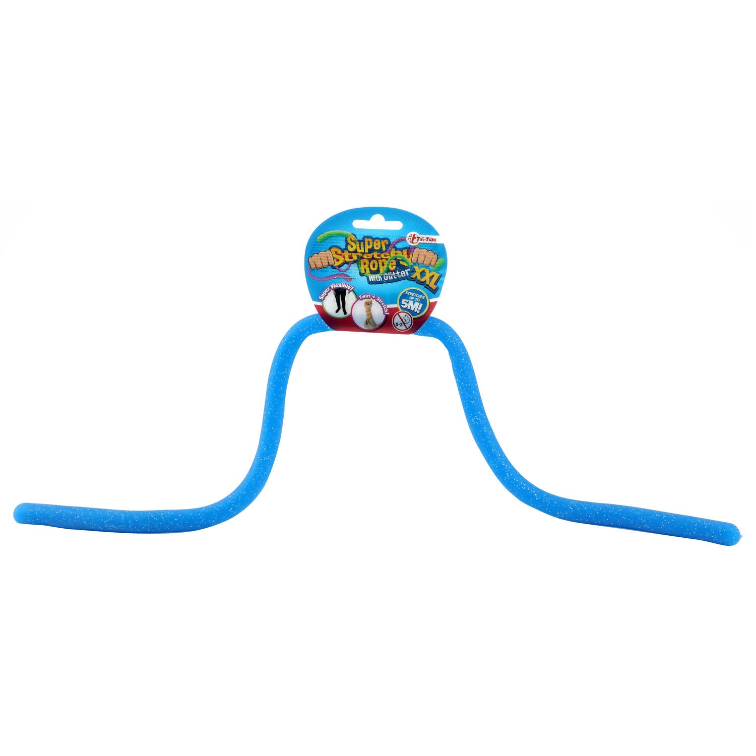 Toi-Toys Super-Stretch-Glitzerseil von Toi Toys, 50 cm