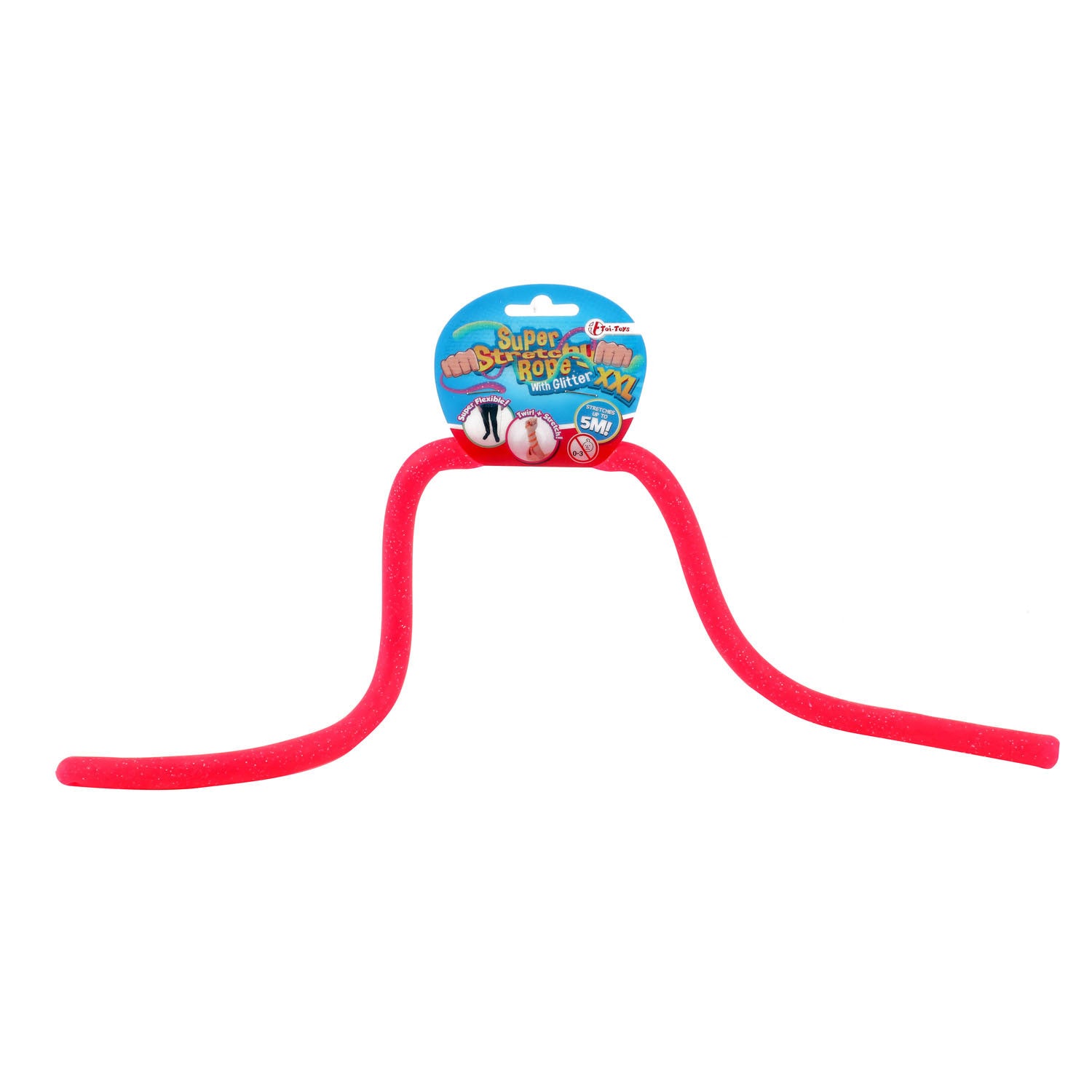Toi-Toys Super-Stretch-Glitzerseil von Toi Toys, 50 cm