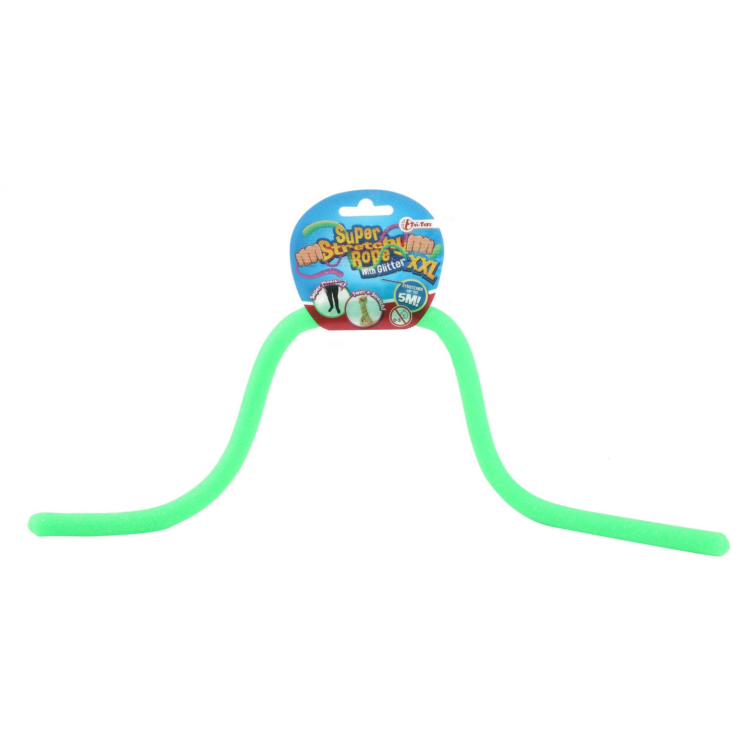 Toi-Toys Super-Stretch-Glitzerseil von Toi Toys, 50 cm
