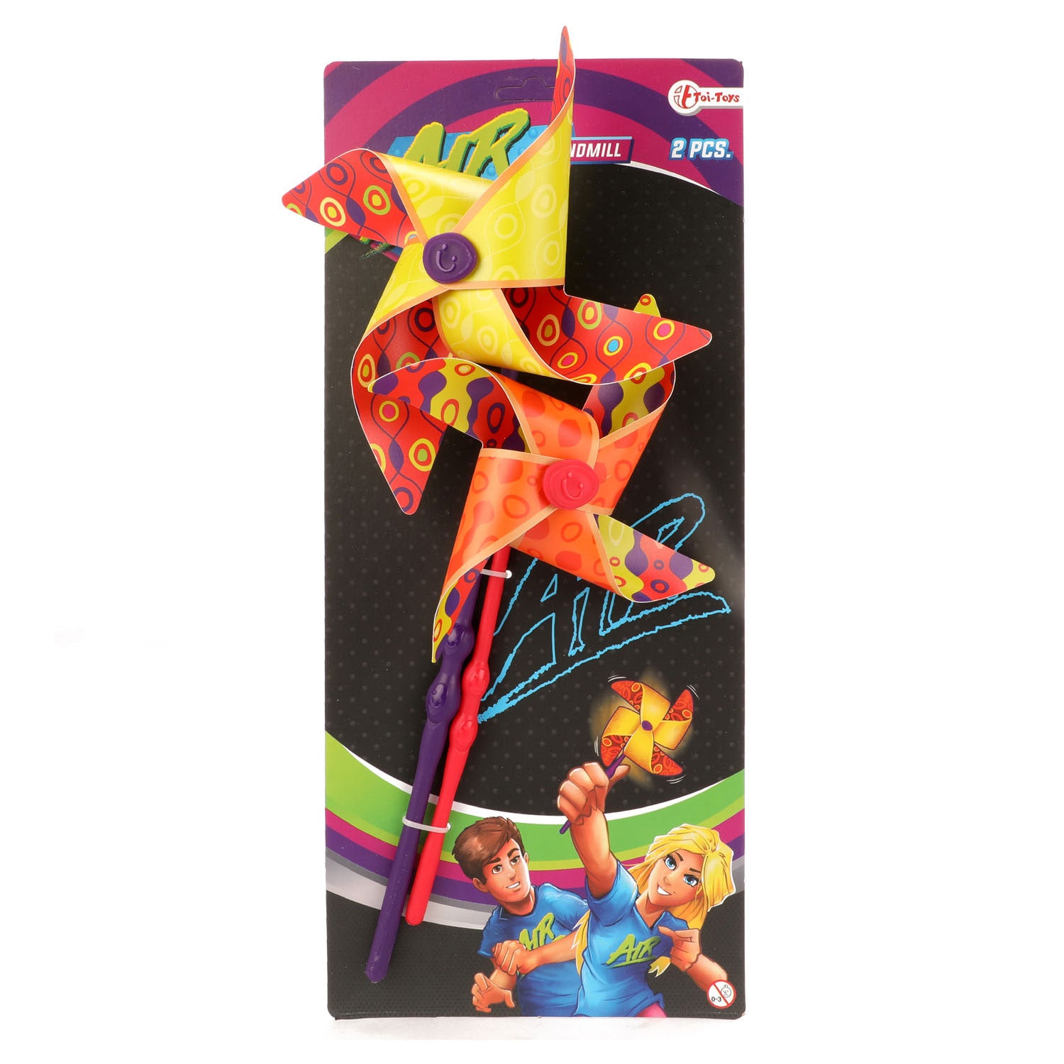Toi-Toys Splash Windmühlen, 2 Stück.