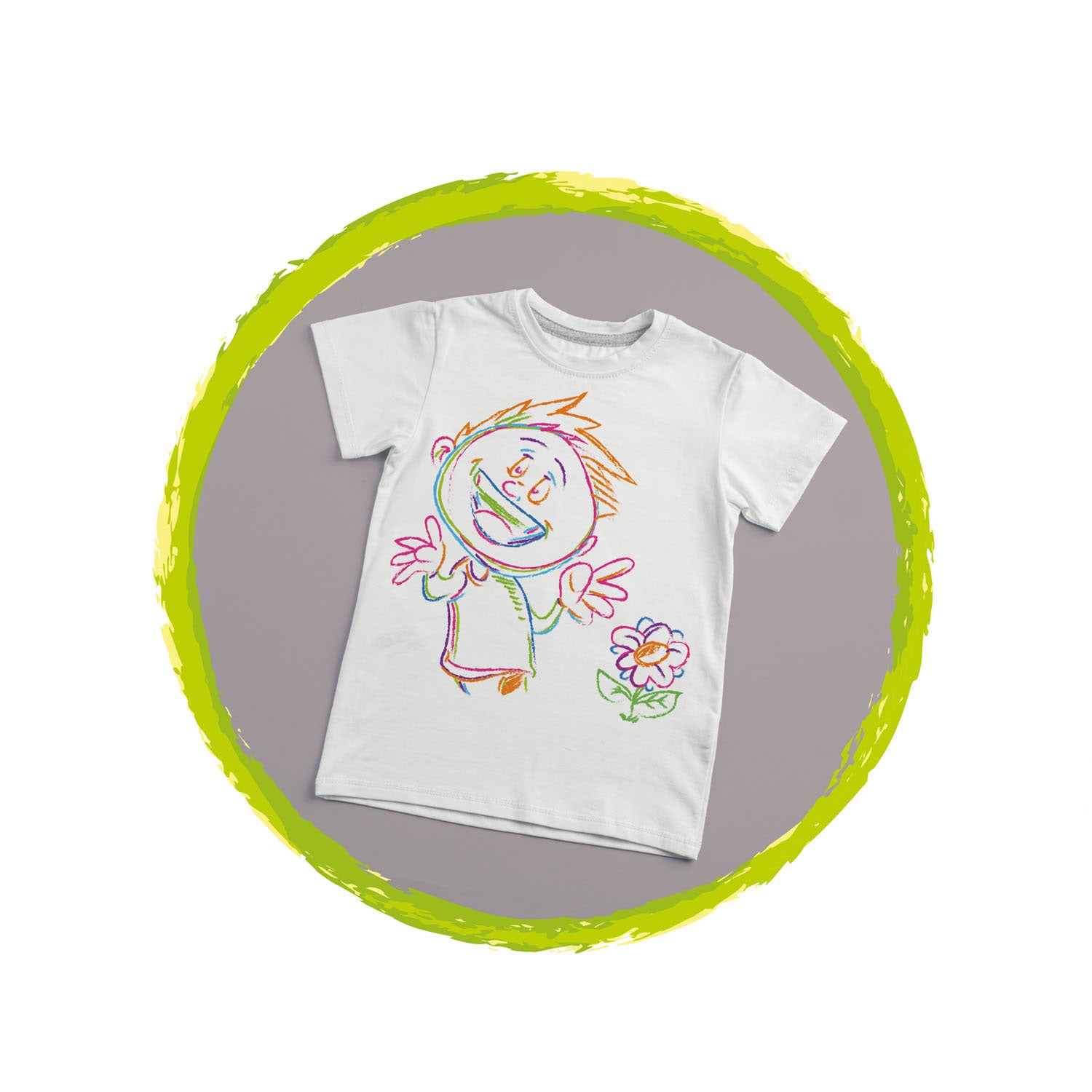 Toi-toys textielstiften 6 stuks