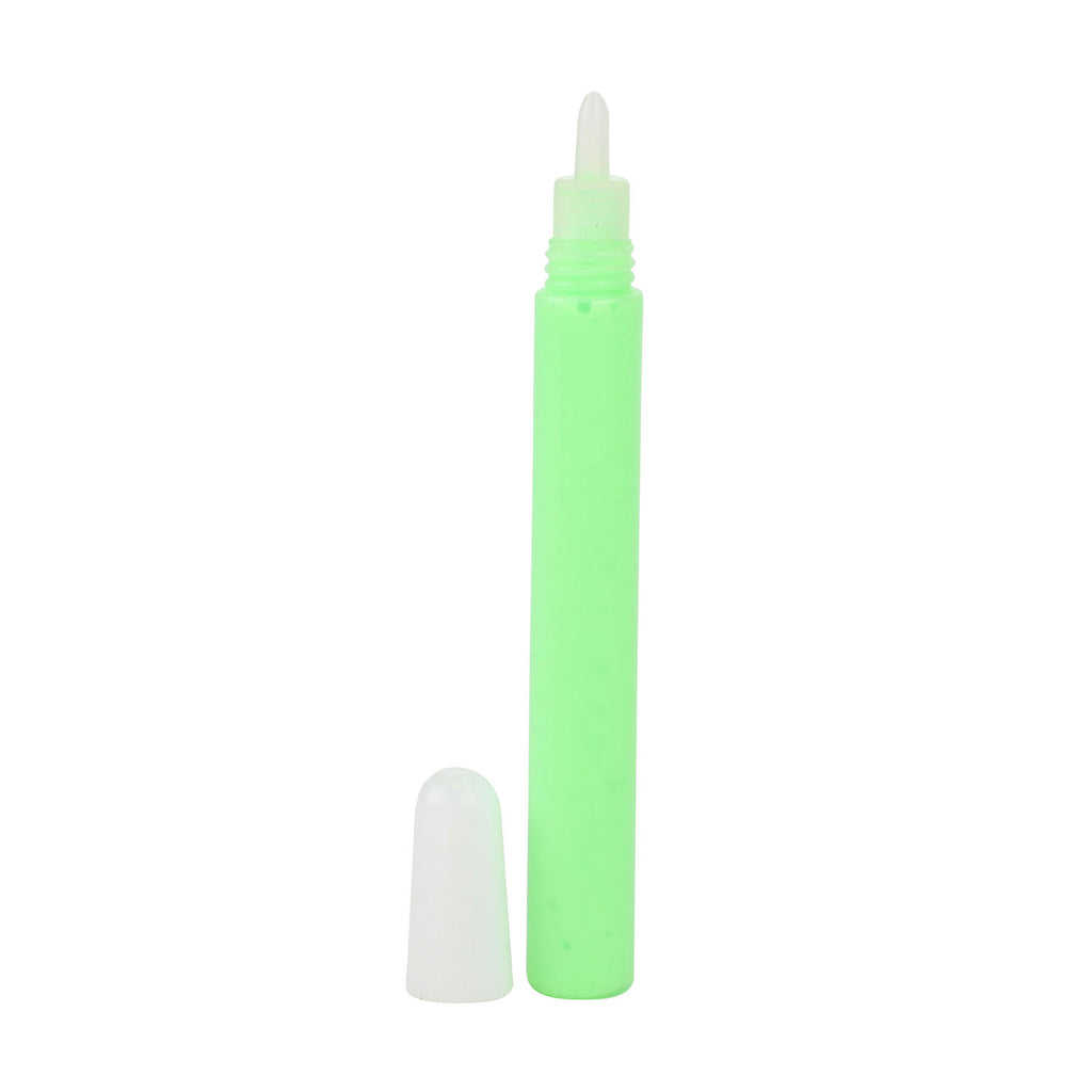 Toi-toys knijp textielstiften glow in the dark, 4st.
