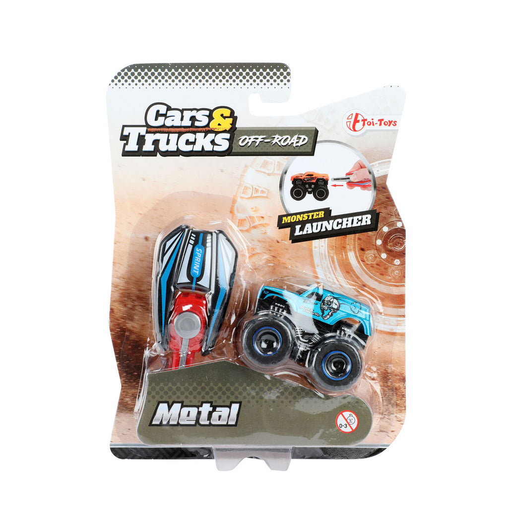 Toi-Toys Toi Toys Afschiet Mini-Monstertruck