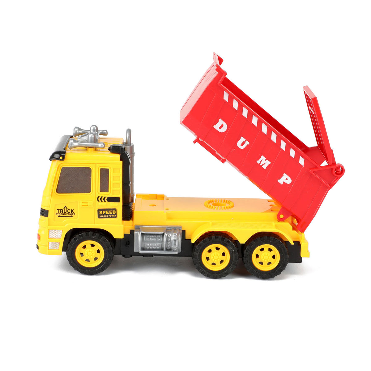 Cars trucks vehicool kiepwagen met graafmachine