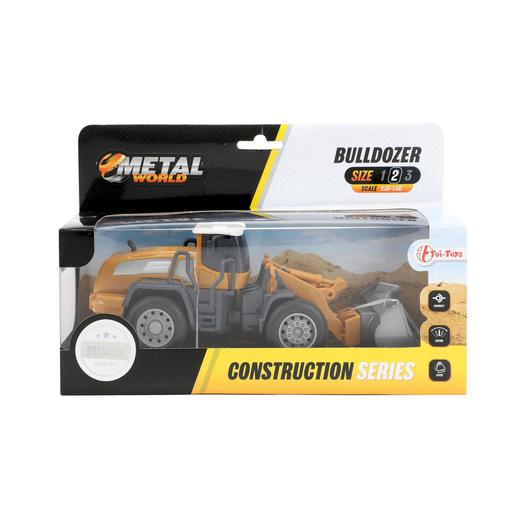Toi-toys metal bouwvoertuig wiellader 1:55