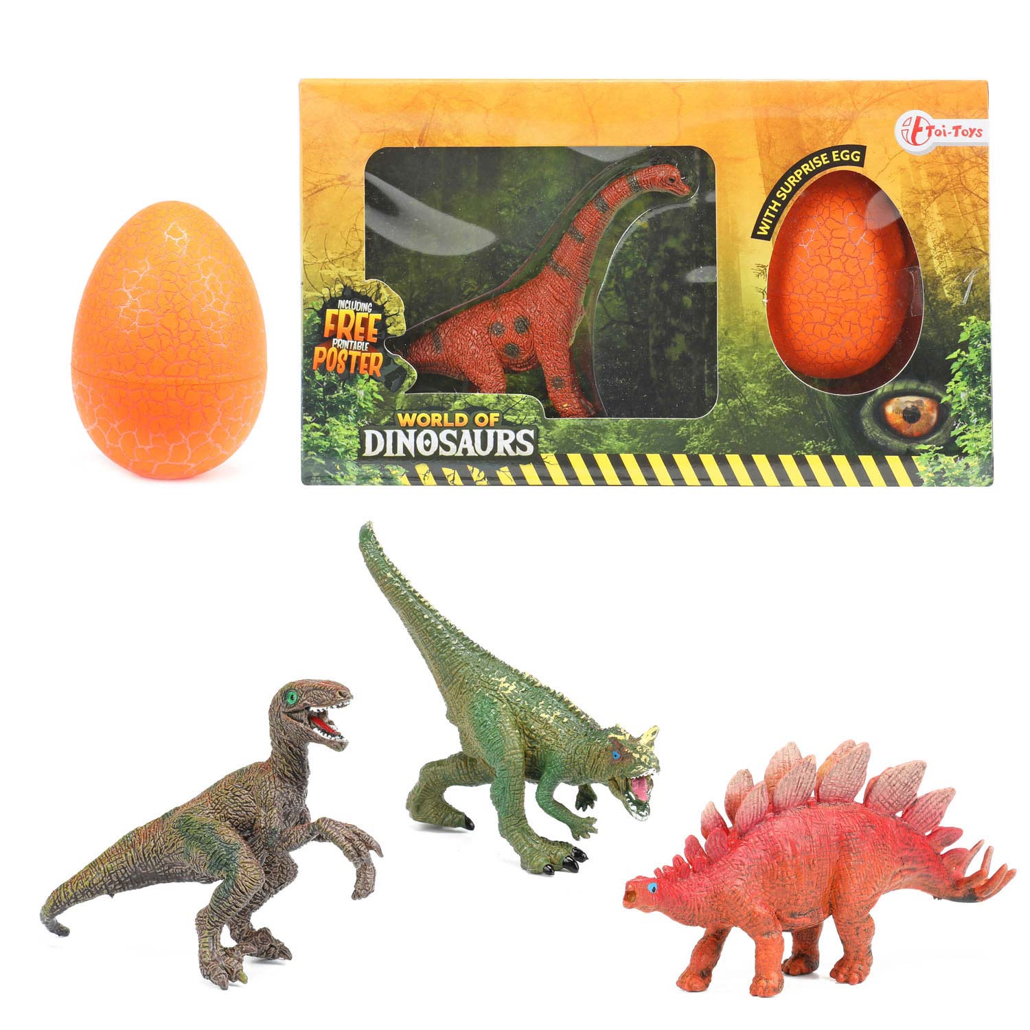 Toi-Toys Welt der Dinosaurier mit Überraschungsei