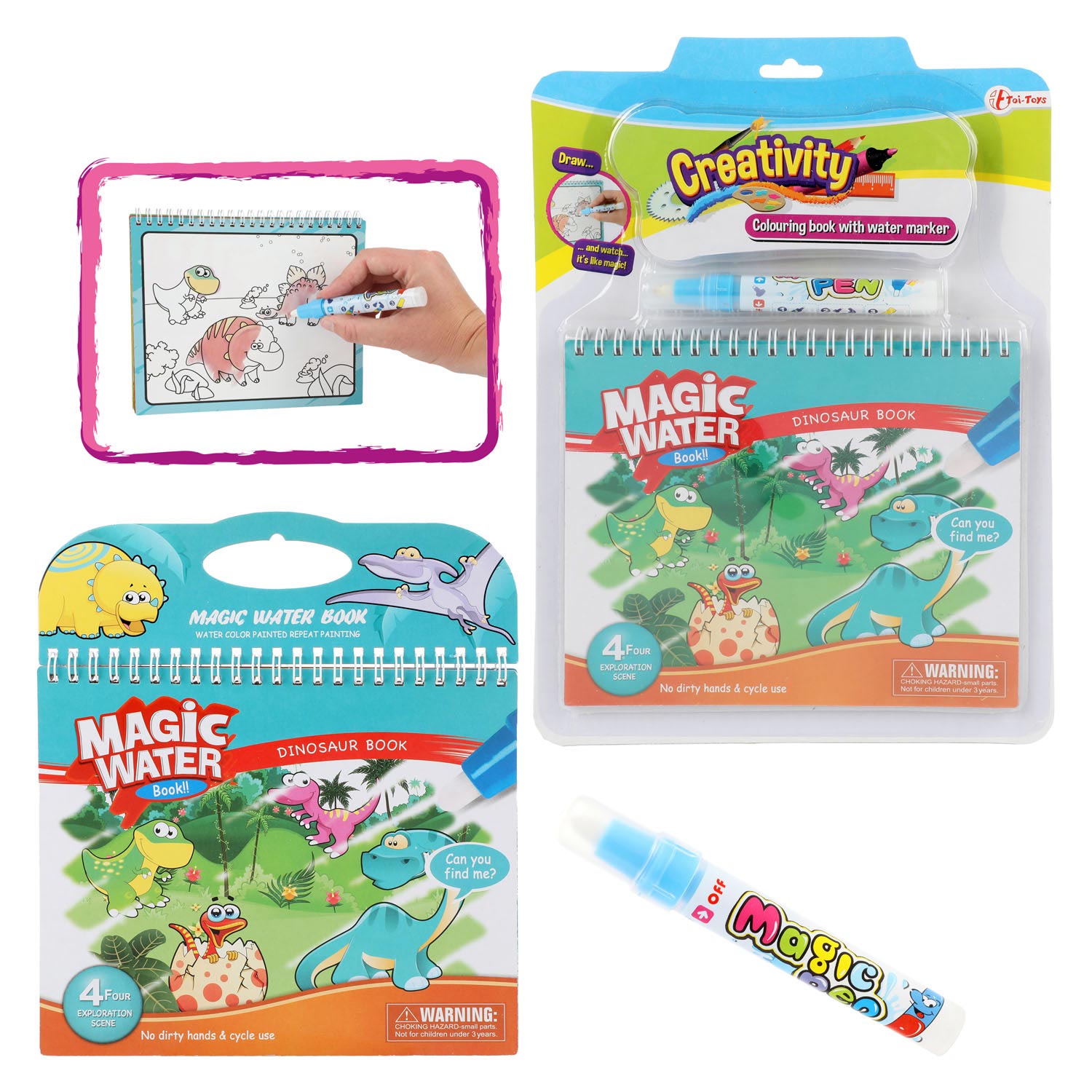 Toi-Toys Toi Toys Malen mit Wasser 'Dino'