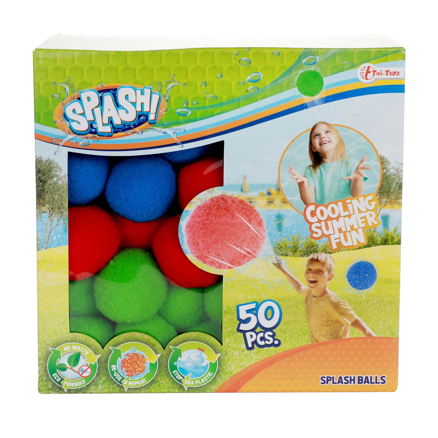 Splash - super ballen - 50 stuks - ø5cm - milieuvriendelijk